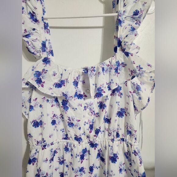 LoveShackFancy Blue Floral Mini Dress - Picture 7 of 10